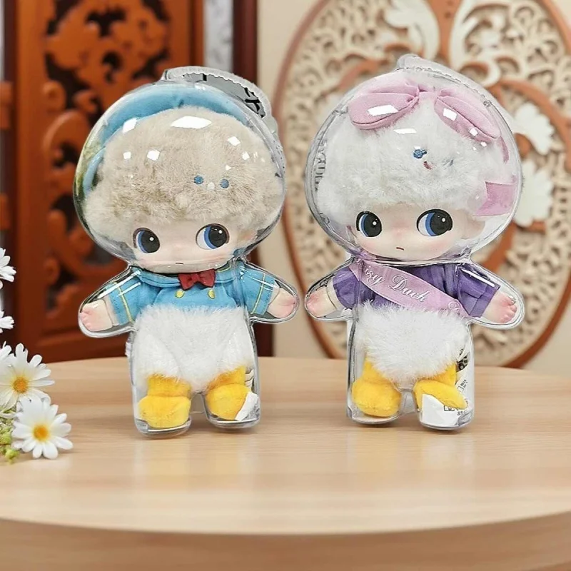 Transparent Protective Acrylic Storage Case For DIMOO Vinyl Dolls Portable Organizer Box