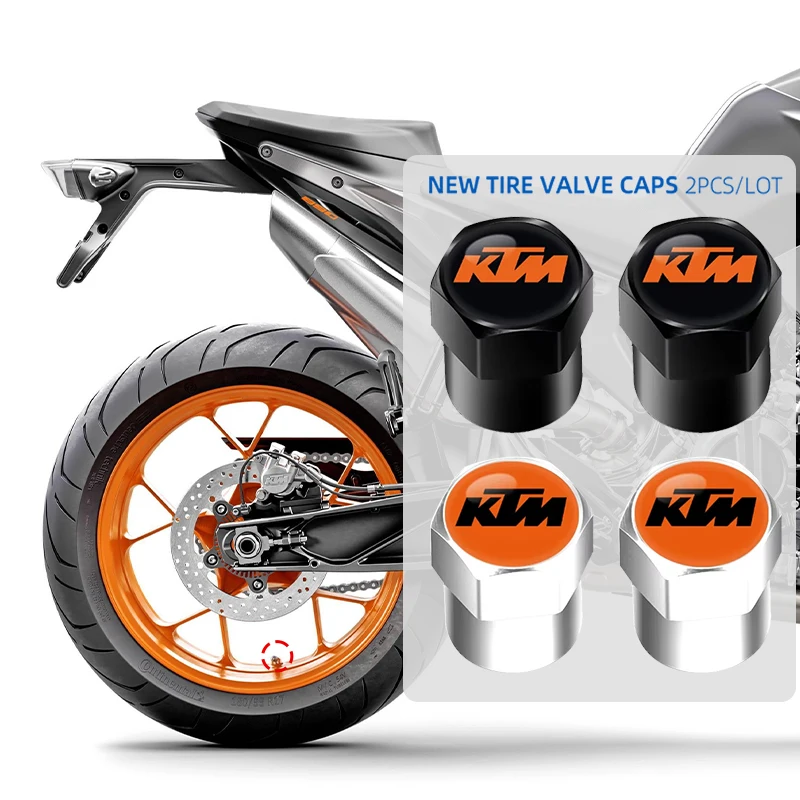 Motorcycle Wheel Tire Valve Caps Tyre Rim Stem Covers For KTM Duke ADV SW RC 125 200 390 790 990 Super Adventure 1050 1190 1290