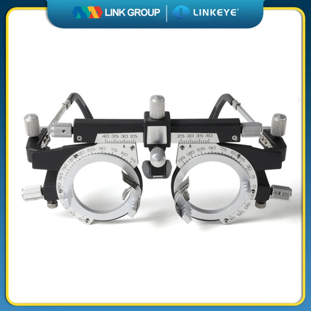 Trial Frame Optical Lens Frame Fully Adjustable Universal Type AF4880 Metal Optical Trial Frame with Lens Flippers Lens Frame