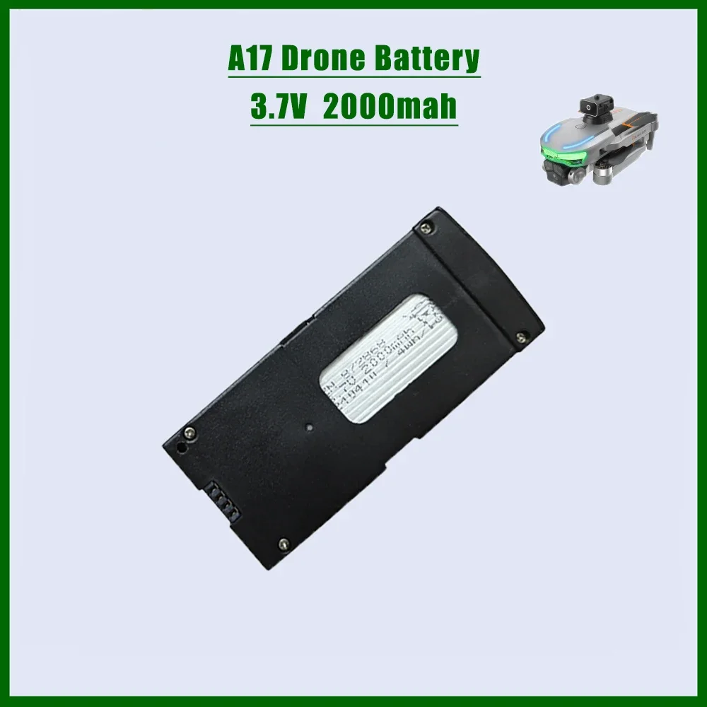 A17 RC Drone Battery Original 3.7V 2000mAh A17 Mini Drone FPV Rechargeable Battery Packs For A17 Quadcopter Accessoires