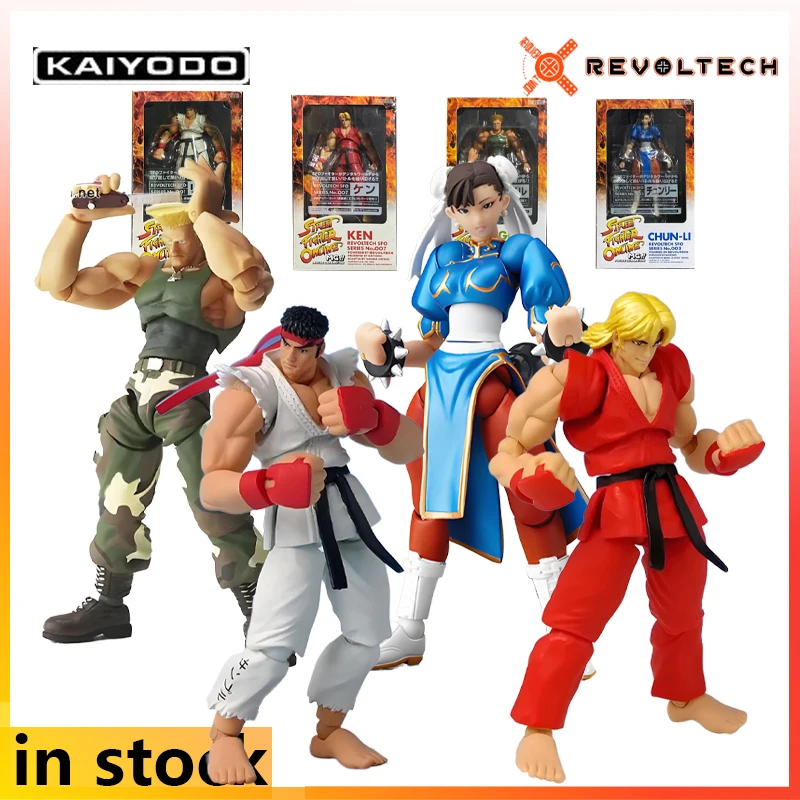 

Kaiyodo Original AMAZING YAMAGUCHI Finished Movable Doll Street King Chunli Anime Action Figure Model Toys Model Gifts for Boys