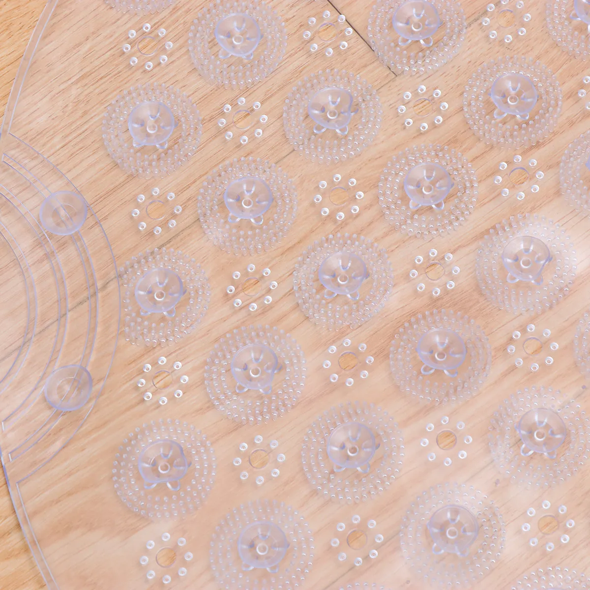 

Anti-Skid Bathroom Round Floor Mat Suction Cup Pvc Rug Washable Non-Slip Ground Mat For Indoor Outdoor Kitchen Hallway