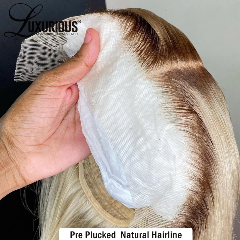 200 densidade 13x6 ombre loira bob laço peruca dianteira do cabelo humano 13x4 perucas curtas transparentes barato em linha reta cabelo brasileiro para mulher