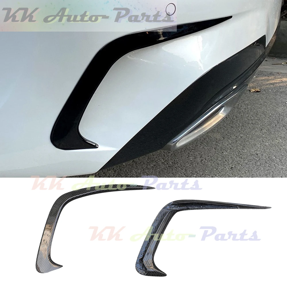 Carbon Fiber Rear Diffuser Bumper Lip Fins Fender Canards Trims Splitters For BMW G20 M SPORT 2020-2022