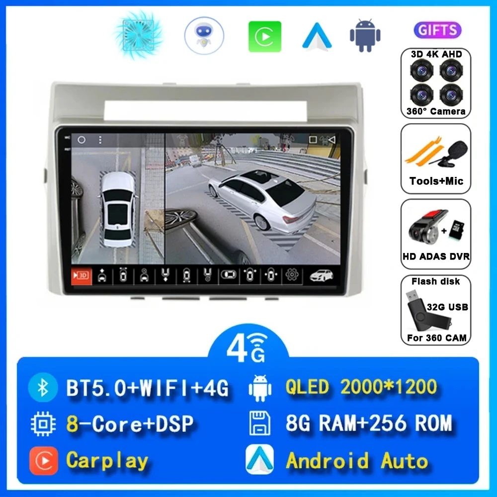 2K 8G-256G 360 DVR