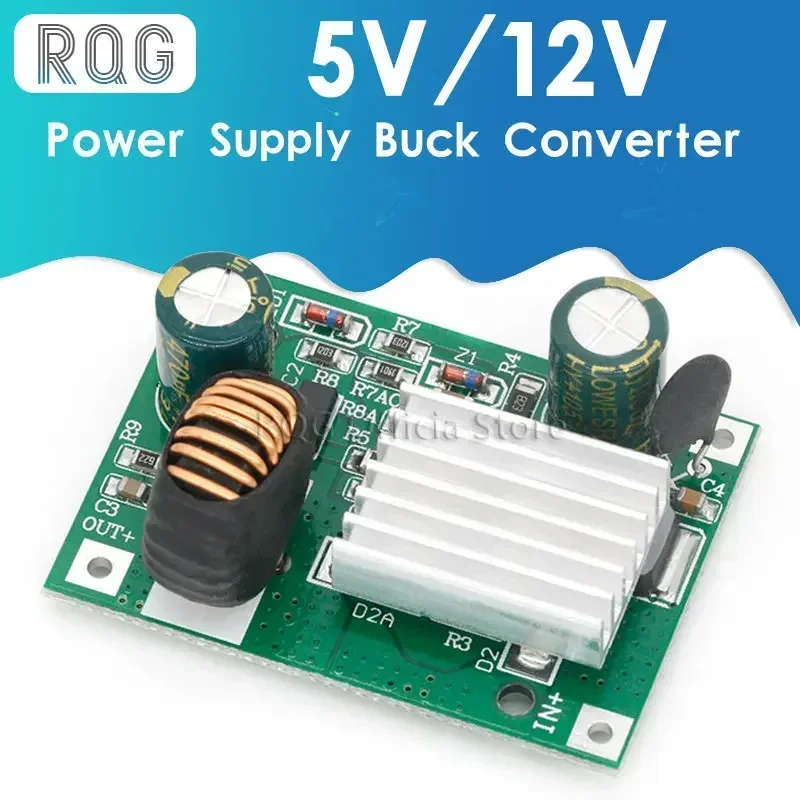 DC Step Down Module Power Supply Buck Converter Non-isolated Stabilizer 9V 12V 24V 36V 48V 72V 84V 120V to 5V / 12V 3A