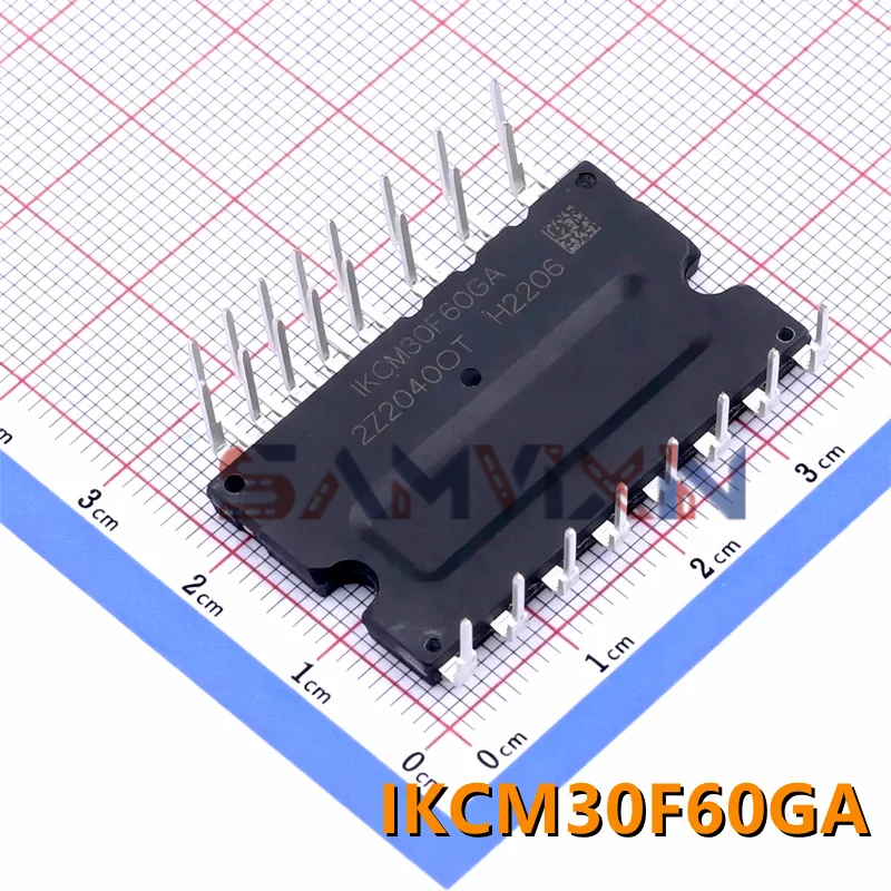 IKCM30F60GA (1pcs) 3-Phase Intelligent Power Module IPM IGBT 600V 30A with Gate Driver & NTC DIP-24 CIPOS Mini Original In Stock