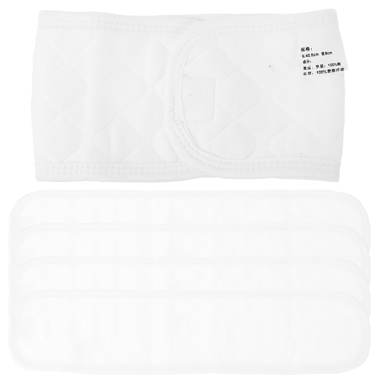 

5pcs Baby Belly Bands Cotton Navel Protective Belts for Newborn Soft Breathable Comfortable Use Year Round
