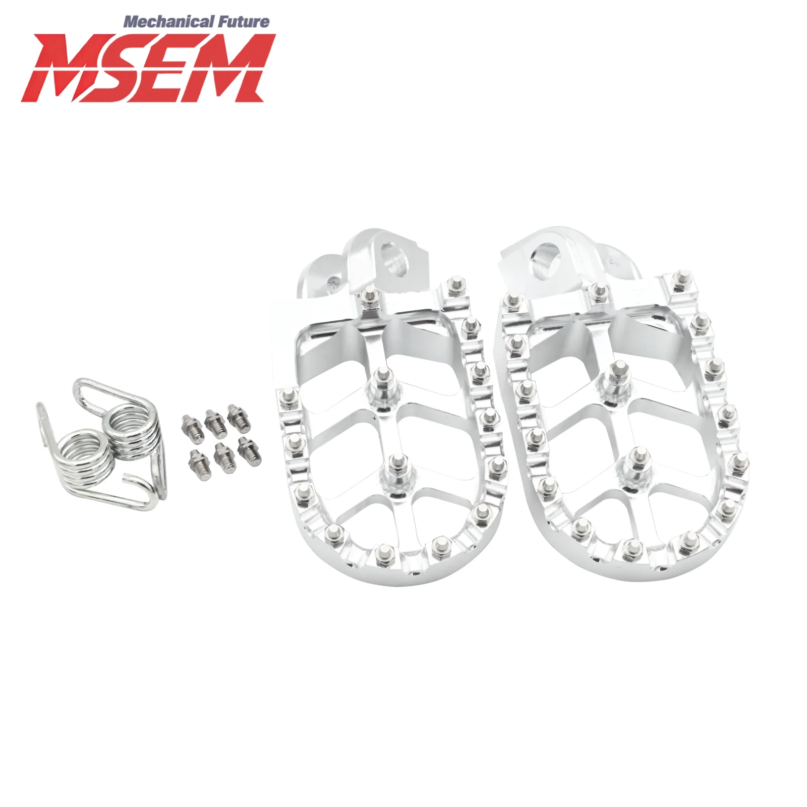 CNC Foot Pegs Foot Rests Pedals For KTM EXC EXCF 125 250 300 350 450 530 525 200 400 500 1998-2012 2013 2014 2015 2016 view 5