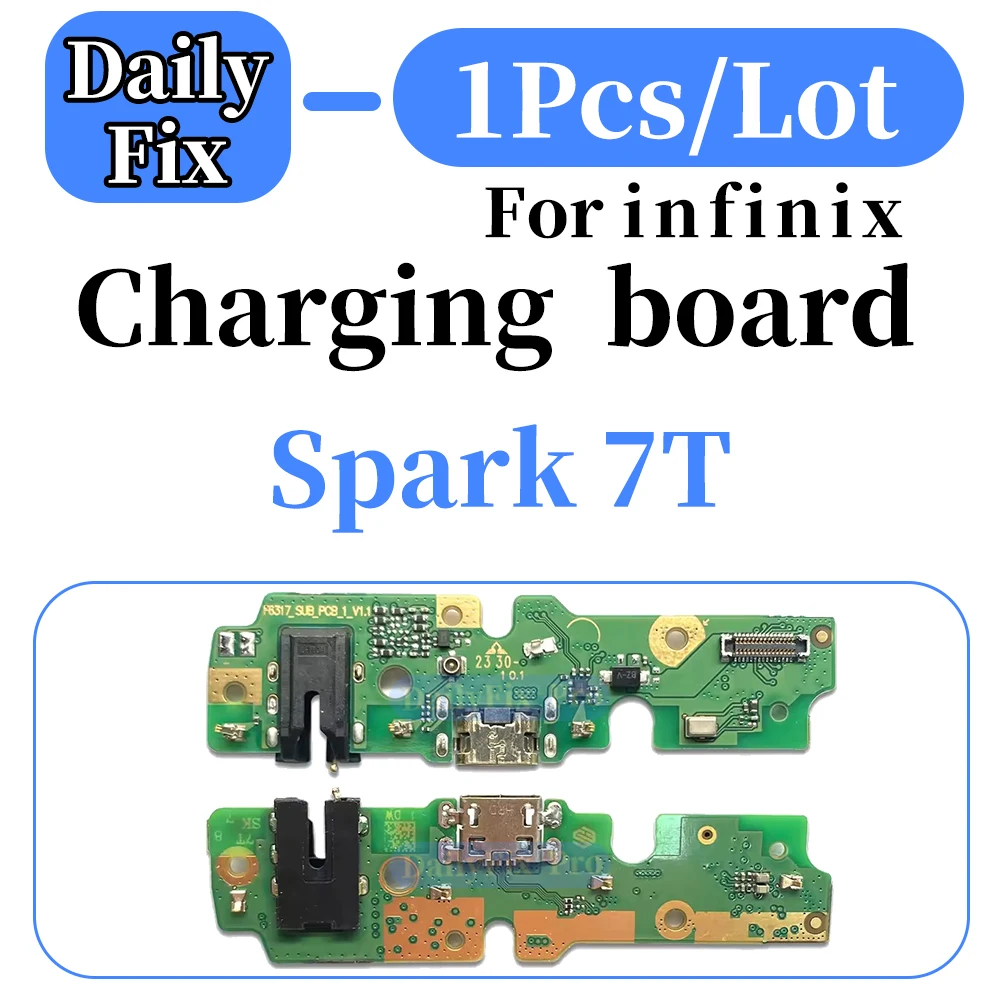 1Pcs Replacement USB Charging Dock Board Connector for Infinix Tecno Spark 7 Phone Repair