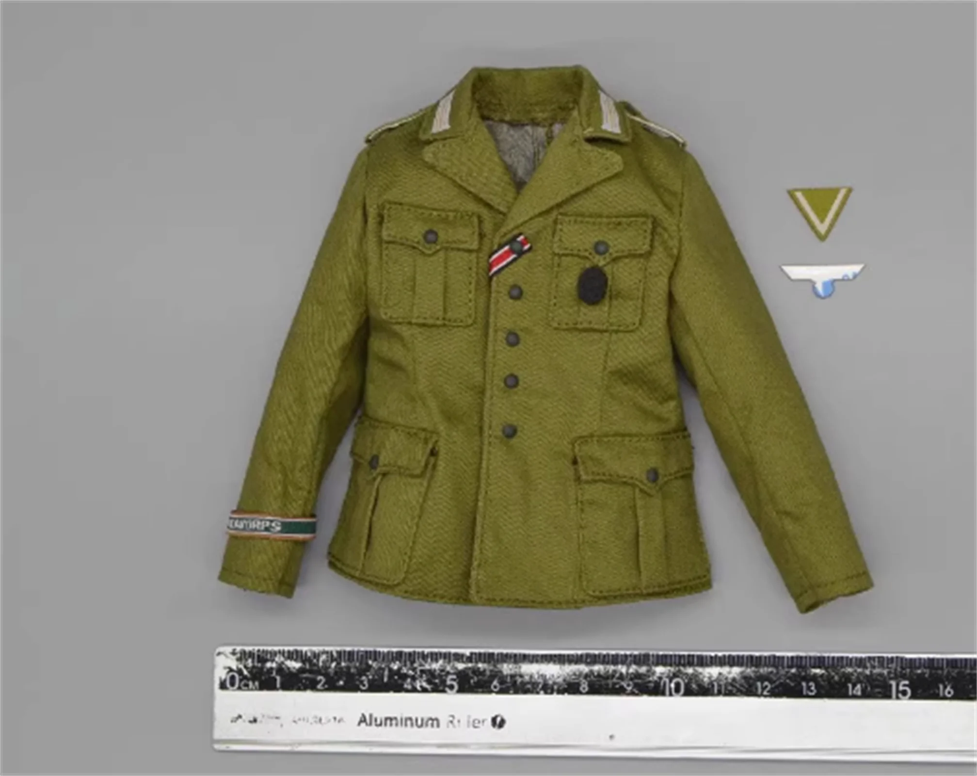 

DID D80158 1/6 Male Uniform Coat Model Machine Gunne clothes For 12" Soldier Action Figure Body Modle Toys