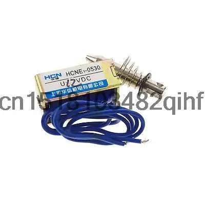 1)12V 0.41Kg Pull Hold/Release10mm Stroke Force Electromagnet Solenoid Actuator