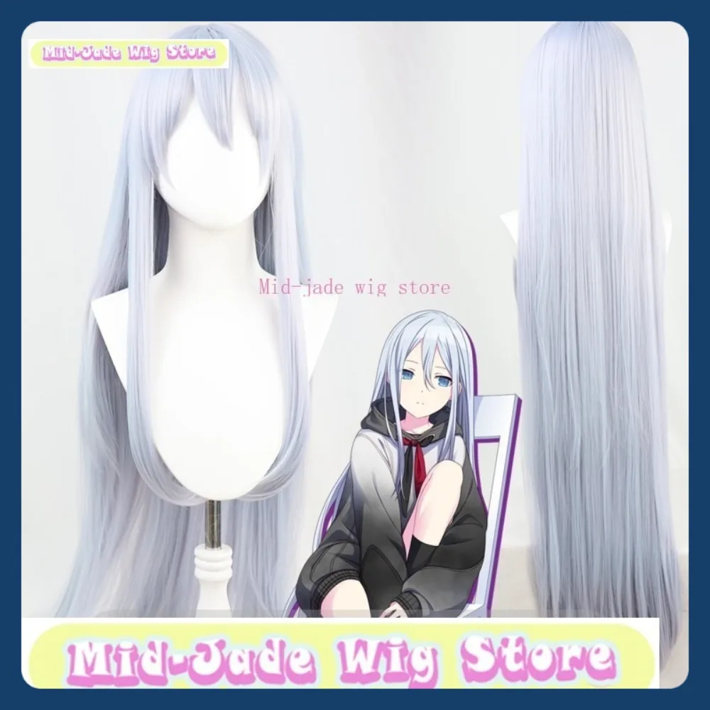 Peruca de jade médio, projeto de loja sekai yoisaki kanade, peruca cosplay, anime, jogo de dramatização, cabelo sintético, festa de halloween