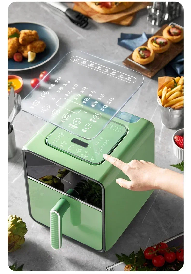 Air fryer. Household. Visual. Electric fryer. Multi functional. New. Large - capacity. All in one. For French fries