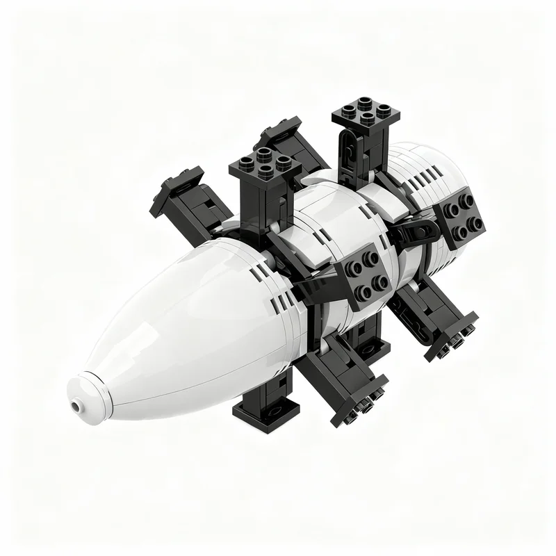 

198pcs MOC Outbound Flight Central Storage Core Module Star Battle Model Building Blocks Christmas Gifts Construction Toys Brick
