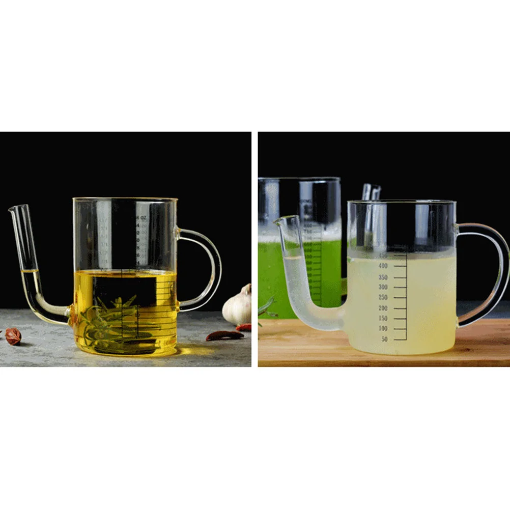 

Oil Kettle with Scale Heat-resistant Cold Water Kettle Household Juice Pot Simple Cold Water Container (1000ml)