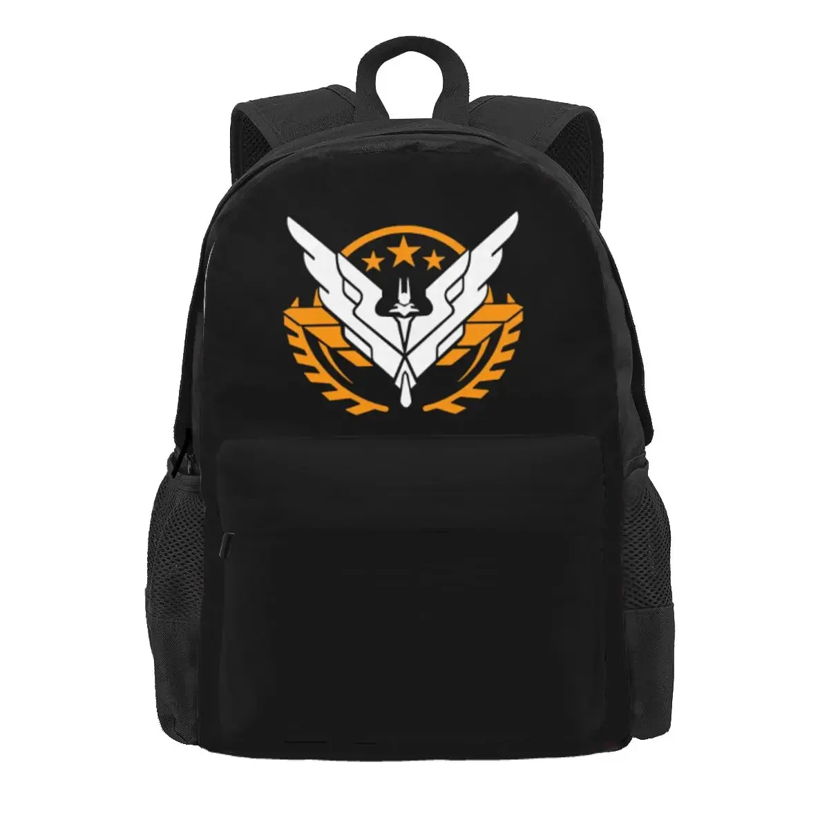 Elite Dangerous - Triple Elite Backpack Daypack Large Capacity Boys Girls BookBag School Bag Shoulder Bags for Men Women