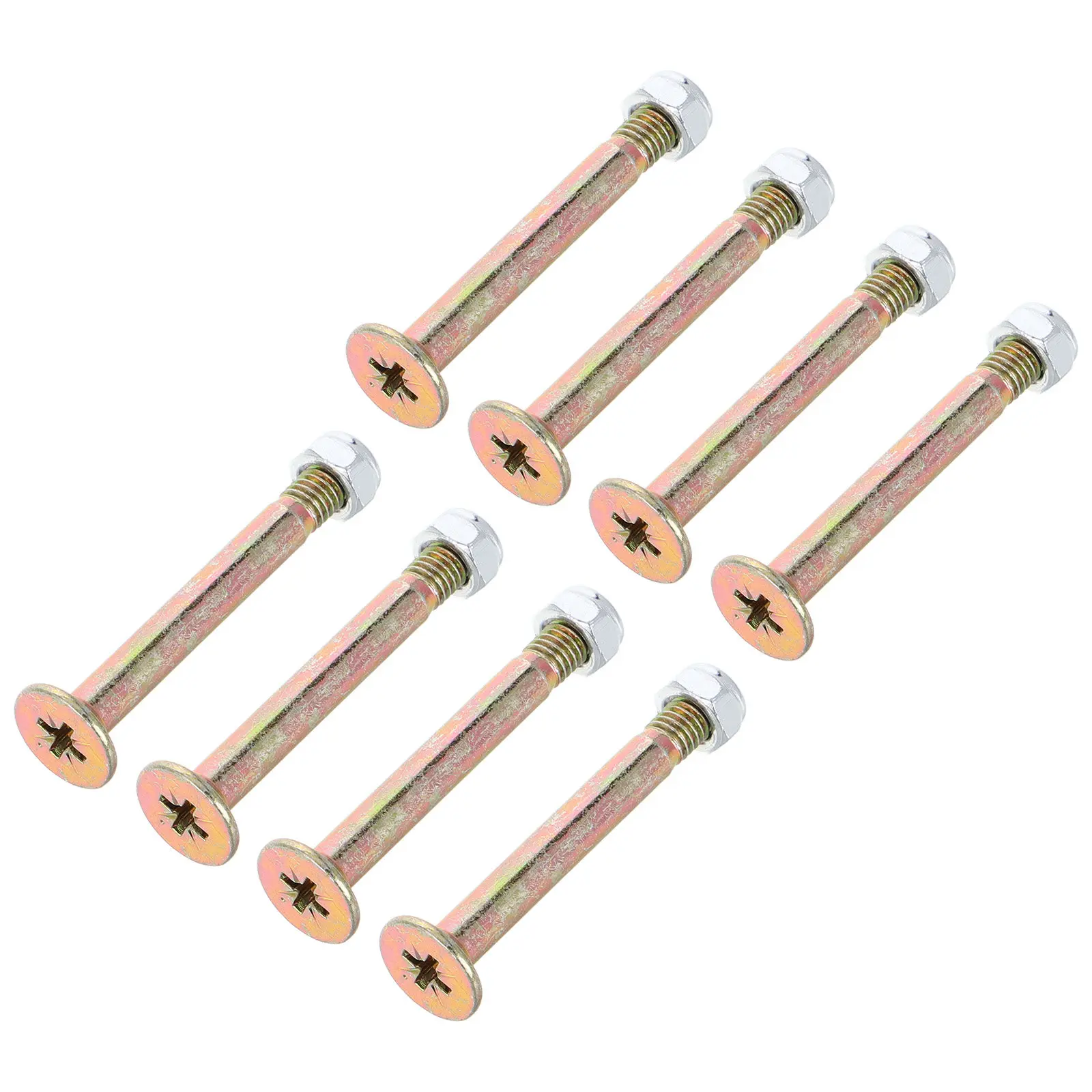 

8Pcs Rv Awning Brace Parts Heavy Duty Hexagon Head Screws Metal Support Rods for Camper Tent Market Umbrella Accessories