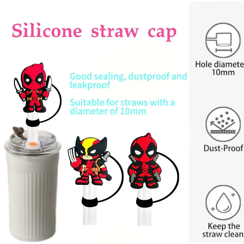 Sanurgente-Dustproof Silicone Straw Cap，stanley cup accessories,Straw Cup Accessories, 10MMstraw cover cap Party Accessories, Gi