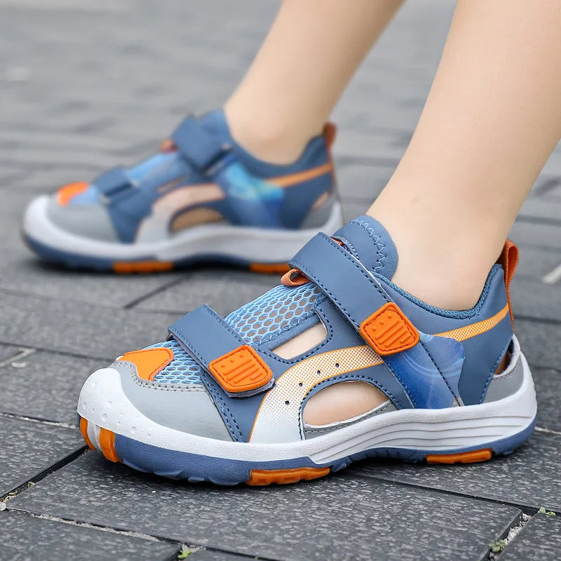 Kids Anti-collision Casual Sandals 2023 Summer New Boys ventilate Leisure Sports Shoes Non-slip beach Shoes Sneakers