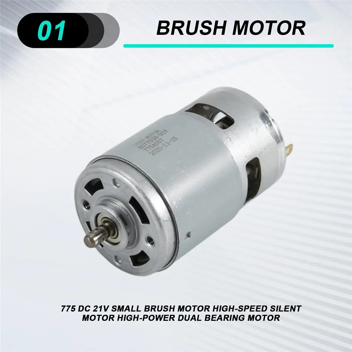 NEW DT85-775 DC 21V Small Brush Motor High-Speed Silent Motor High-Power Dual Bearing Motor