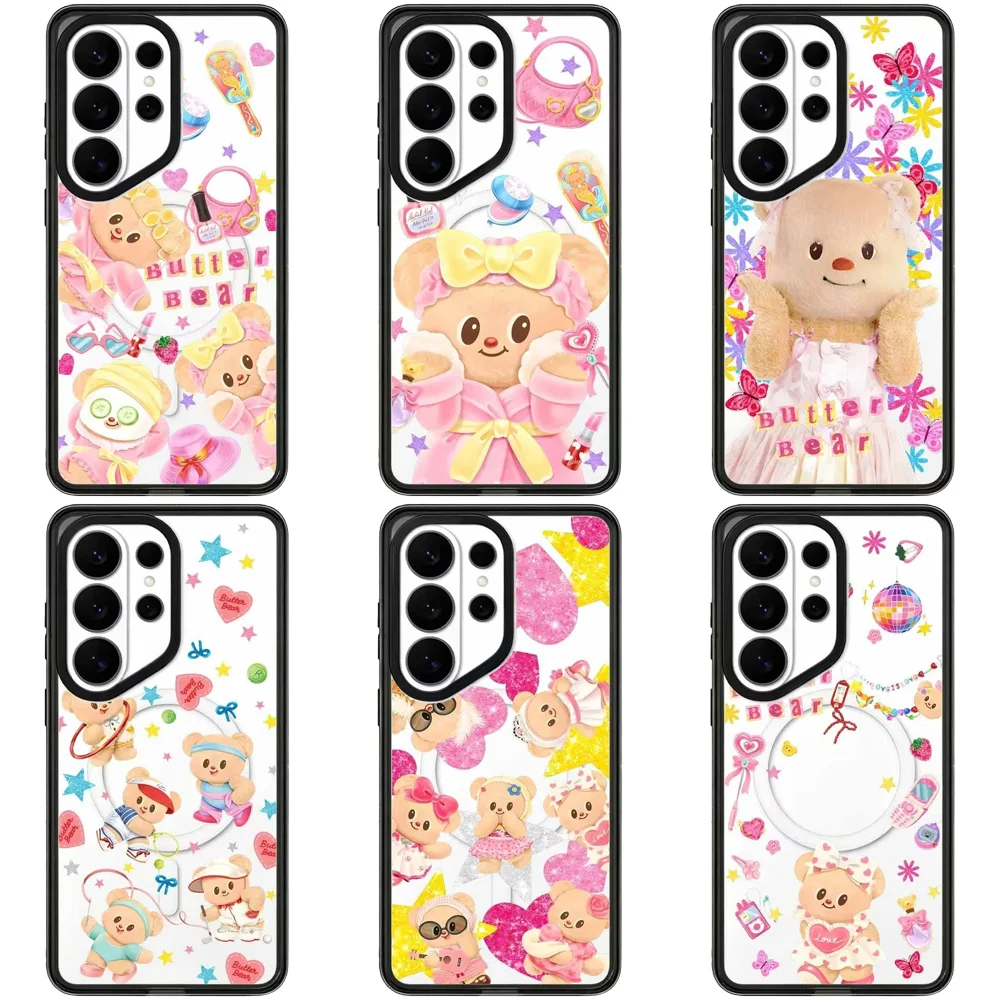 6052055 Acrylic Magnetic Case: Compatible with Samsung Galaxy S23 U S24U S25 S26 Ultra S25+ S26 Plus Shell