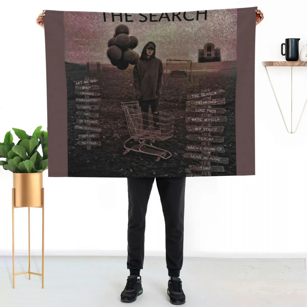 NF - The Search Throw Blanket Polar Hairy Custom For Baby Tourist For Decorative Sofa Blankets