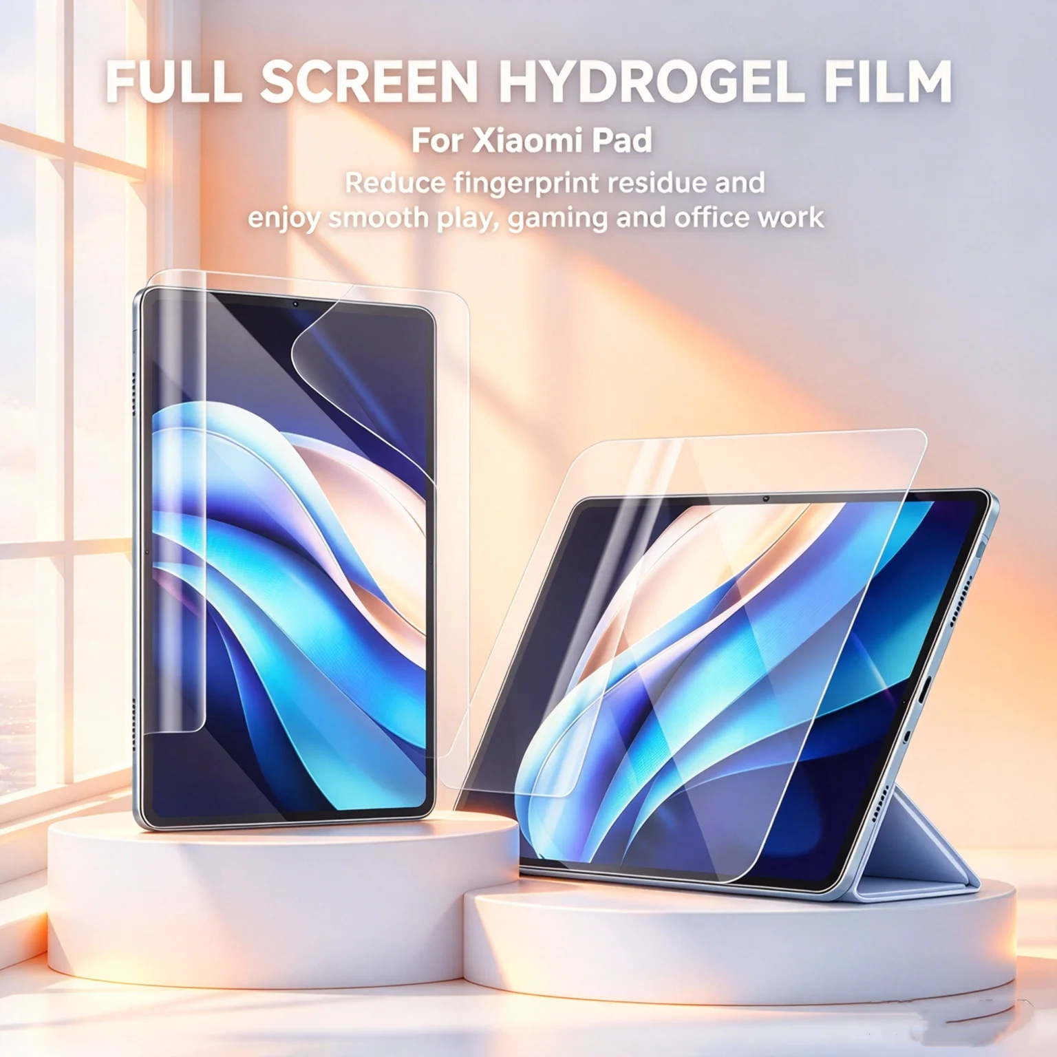 Full Screen Tablet Hydrogel Screen Protector For Redmi Pad 10.6inch For Xiaomi Pad 6S Max 7 5 Pro 12.4inch Sensitive Touch Film