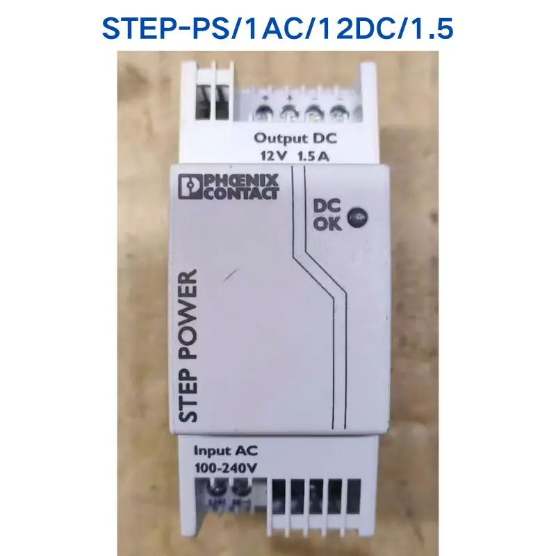 Second-hand test OK PHOENIX Power Supply STEP-PS/1AC/12DC/1.5  2868567