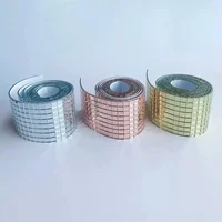 Disco Ball Mini Square Mosaic Tiles Mirror Wall Sticker Decorative Self-Adhesive DIY Accessory One Meter 5x5 mm Mosaic Stickers 4