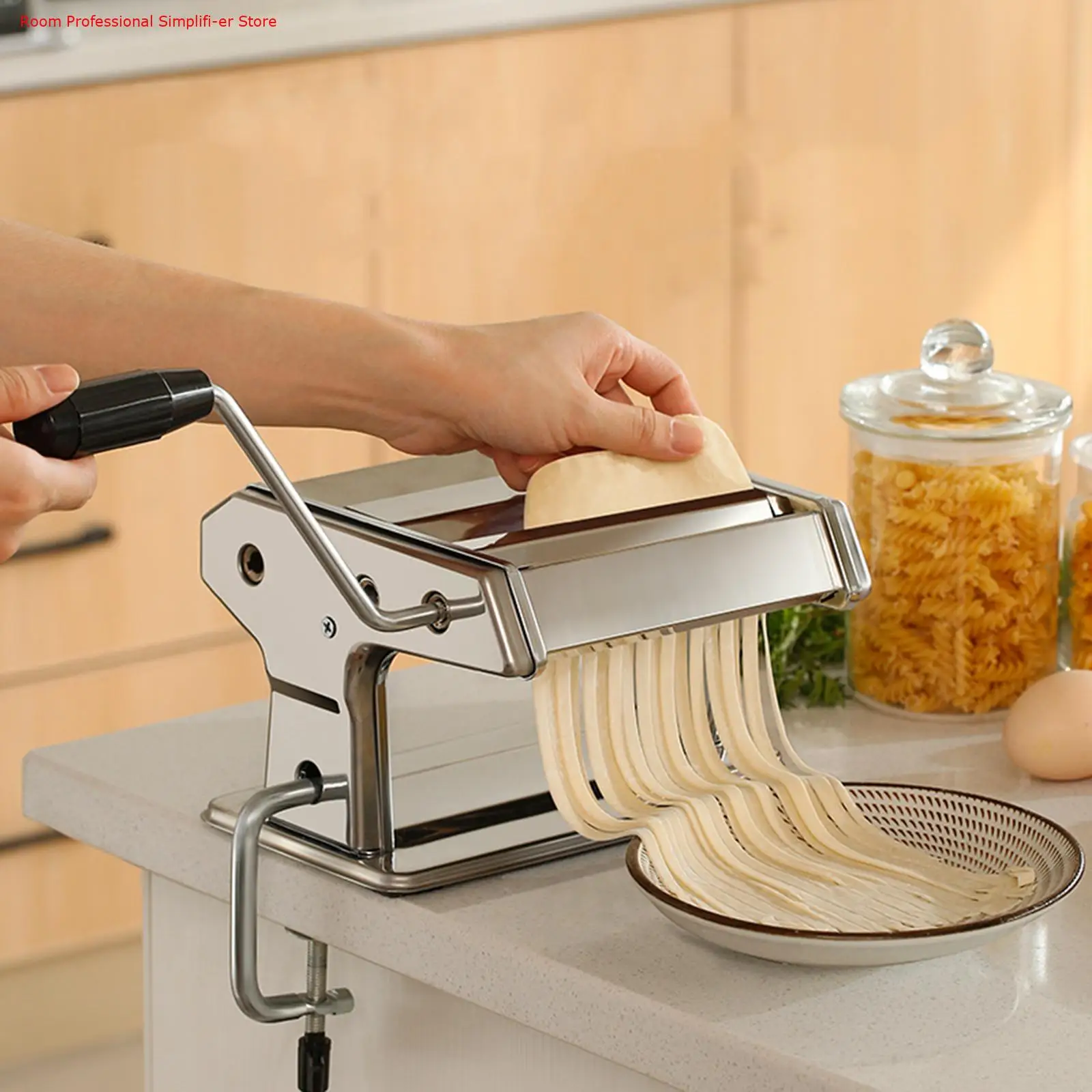 

Manual Noodle Machine Stainless Steel Pasta Maker Dough Noodle Dumpling Skin Press Machine Multifunctional Kitchen Tools