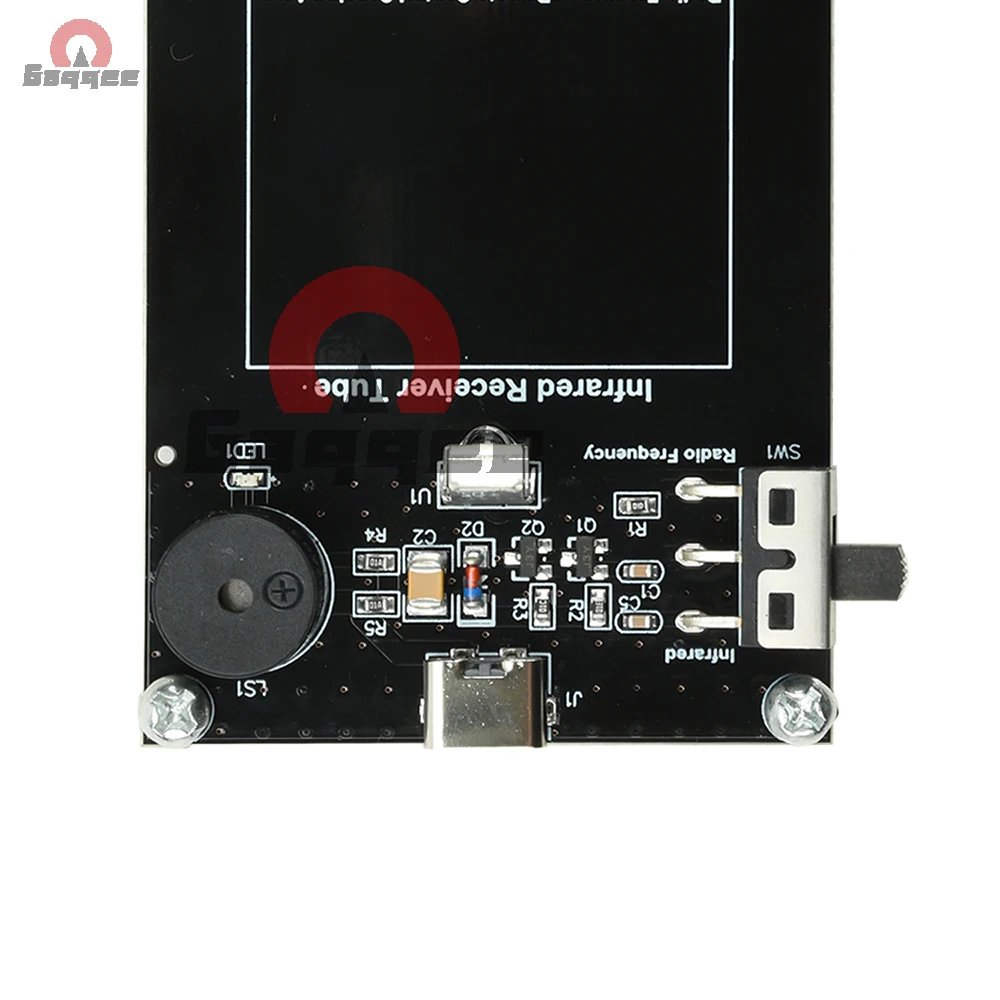 Wireless Remote Control Tester Module Type-C Powered IR RF Detector with Sound Light Indicator for Repair Diagnosis