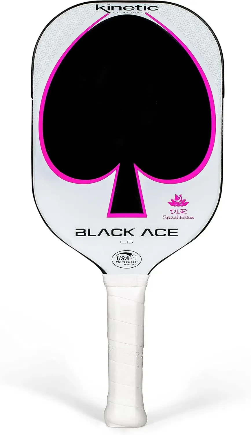 Black Ace LG - Pickleball Paddle with Toray 700 Carbon Fiber Face - Comfort Pro Grip - USAPA Approved