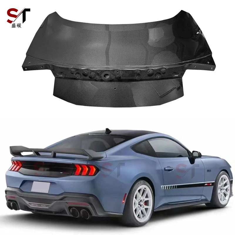

Suitable for 2024 + Ford Mustang Carbon Fiber Tail Cover Mustang Original Tail Cover Trunk Cover Surrounded