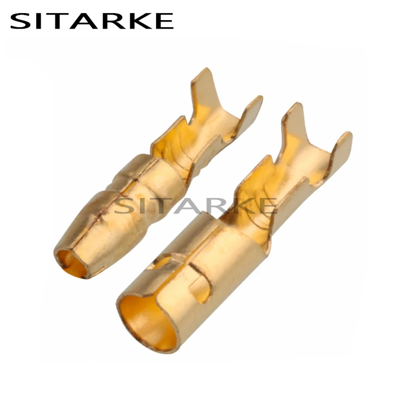 4 MM Bullet Crimp Terminal Wire Connectors Pins Male Female Socket With Sheath DJ211-4A DJ221-4A