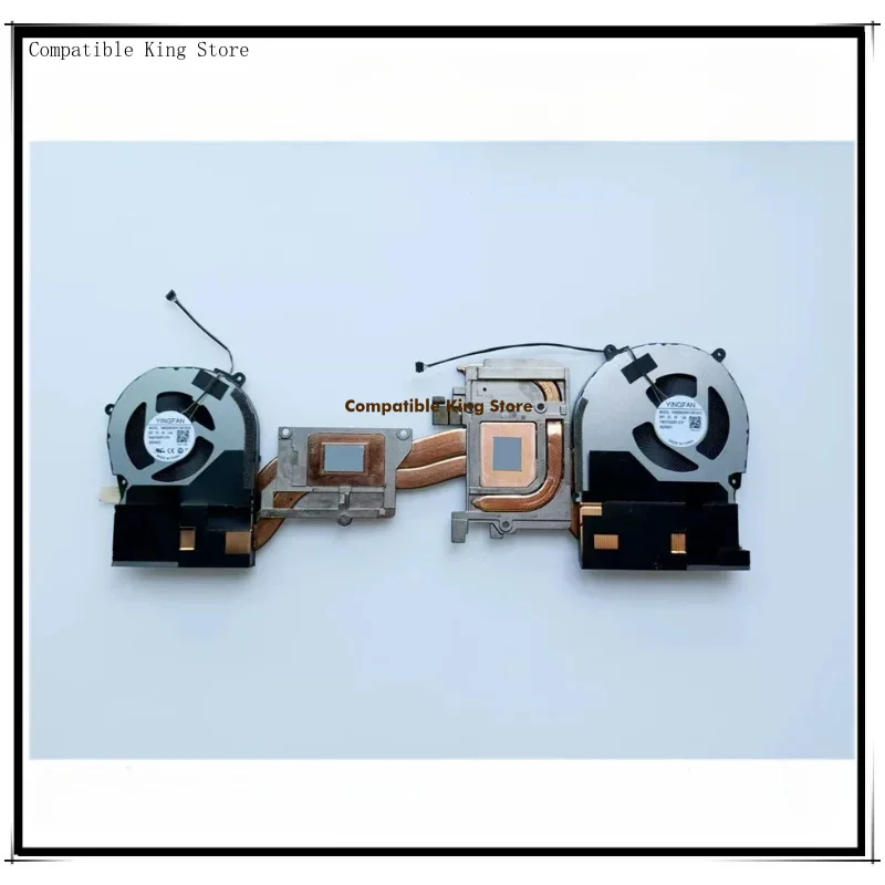 Nouveau Radiateur CPU+GPU pour Ordinateur Portable avec Ventilateur pour Ordinateur Portable de Jeu Mechanical Revolution Pterodactyl 16pro, Ventilateur de Refroidissement X6SP457U