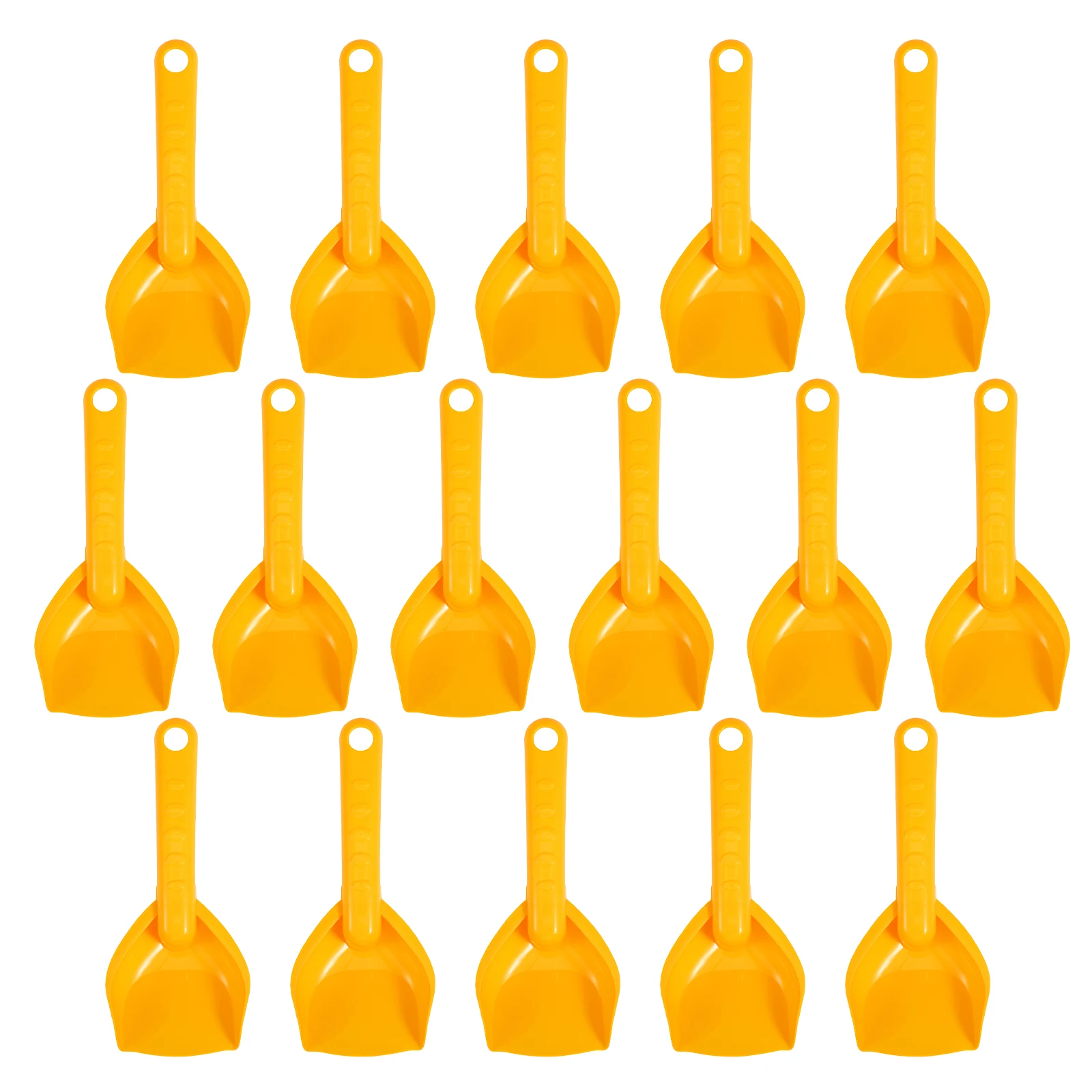 16 قطعة معاول رمل للأطفال حفار شاطئ صغير 7.07 بوصة مغرفة بلاستيكية خفيفة الوزن لحفر الرمل في الهواء الطلق صندوق الرمل الثلج #5