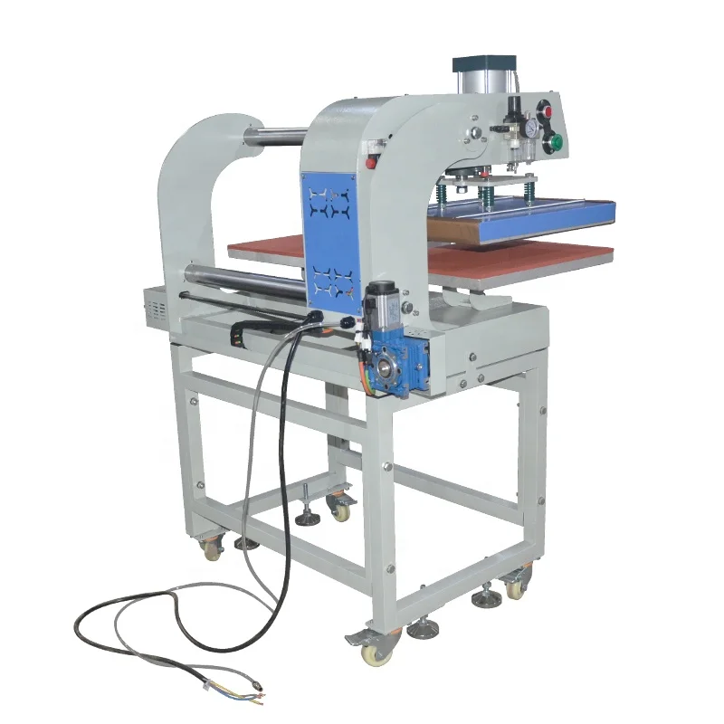 Automatic Double Press Station 38*38 40*60 Hydraulic Heat Press Slide Out Transfer Machine for Garment Sublimation New Condition