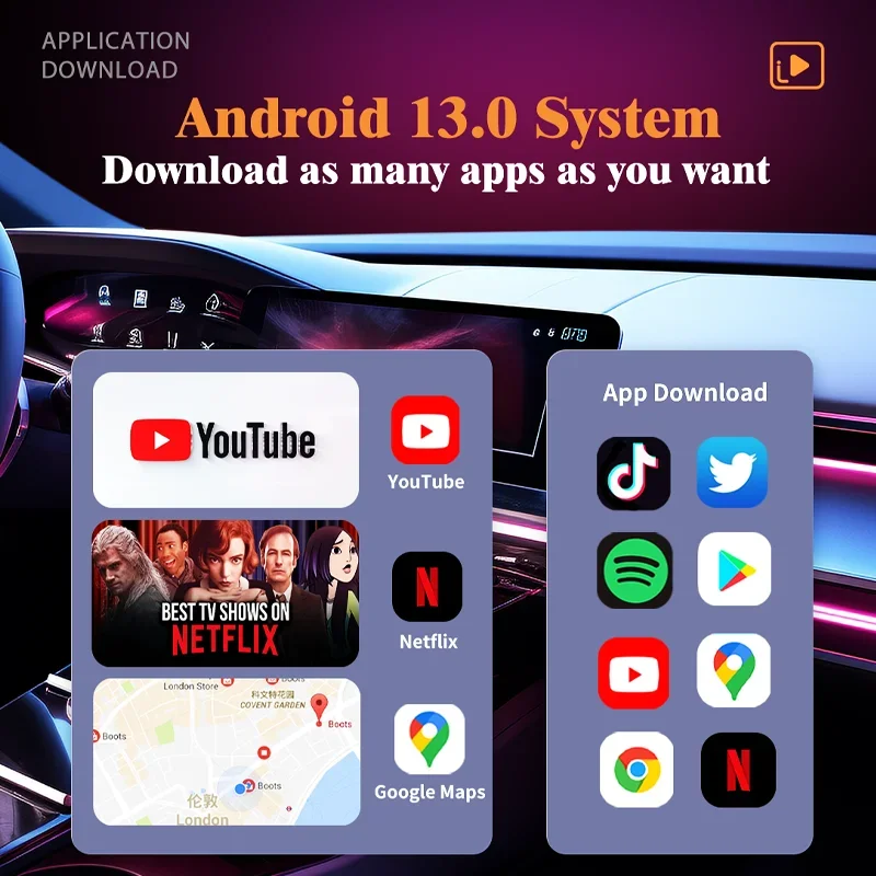 2026 Wholesale Smart Android AI Box Portable Wireless Carplay Adapter Universal Ios & Android OS Original Car Built-in Carplay