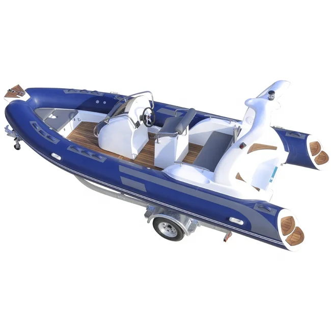 CE Certified 19ft Sport Hypalon RIB Boat Italy 580 Rowing Fishing Boat