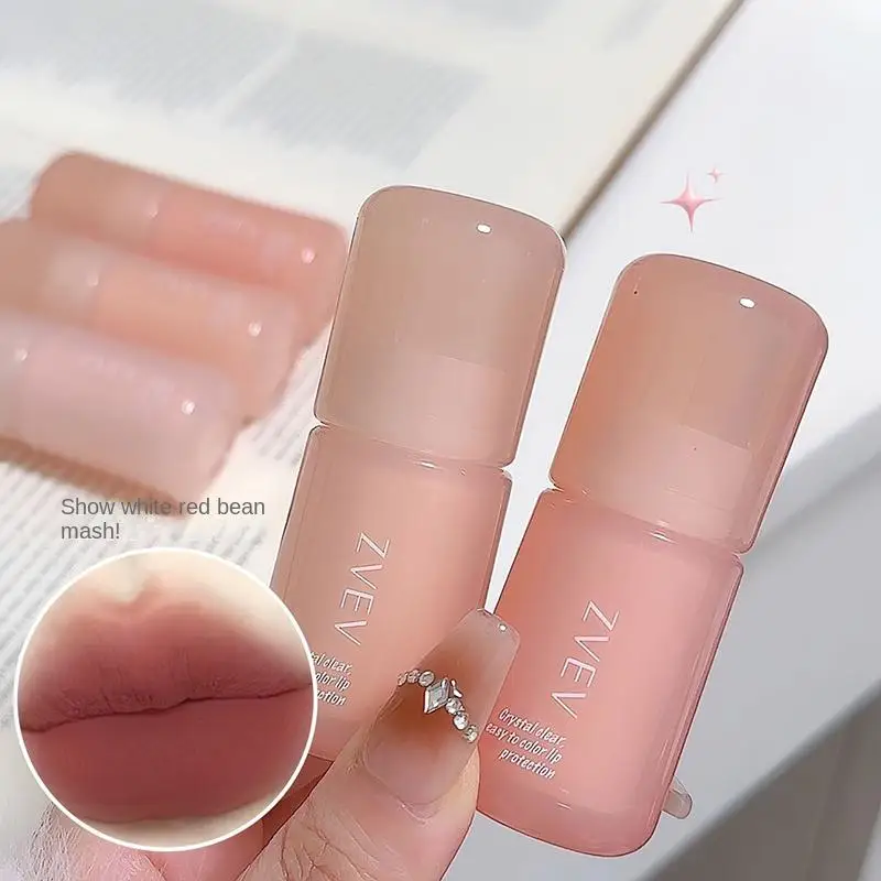 Matte lip glaze long-lasting waterproof lipstick anti-smudge velvet lip gloss makeup