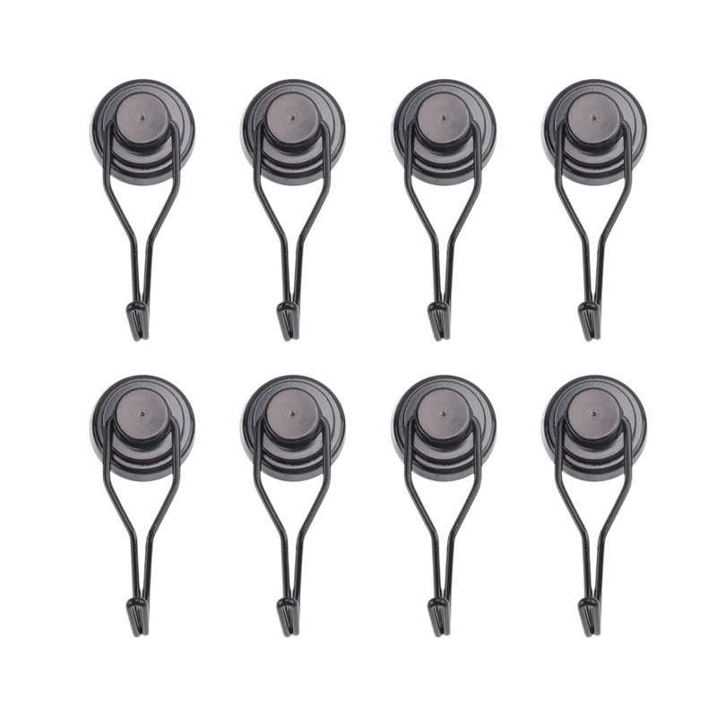 

Black Magnetic Hooks Heavy Duty For Grill, Cruise Cabins, Refrigerator, Classroom, Kitchen