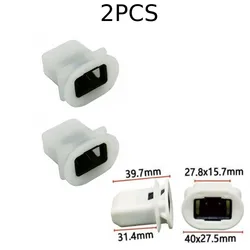 2pcs Rear Seat Cushion Pad Clip Rear Seat Clips Seat Fixed Buckle Fastener Plastic For Q7 A4 A6 S4 S6 New 4L0886373