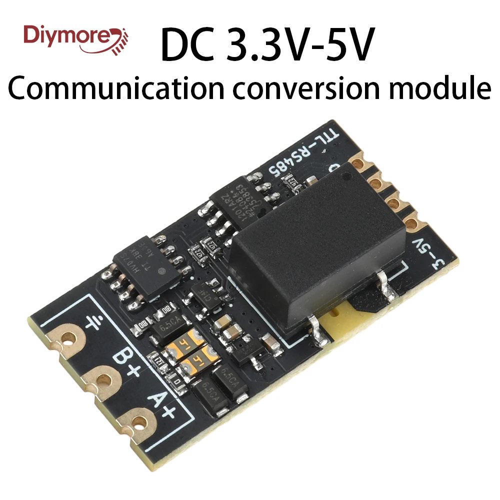 DC 3.3V/5V Lsolated TTL To RS485 Level Module Serial Port Auto Commutation Multi Protection High Speed 2Mbps Communication Rate