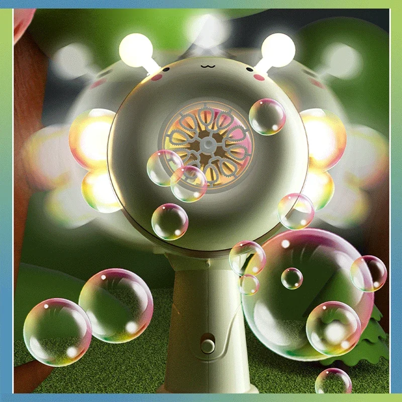 เด็กอัตโนมัติ Bubble Gun Bee สบู่ Bubble Blowing Machine ชายหาดกลางแจ้งเด็กไฟฟ้า Bubble Blower ของเล่นเด็ก