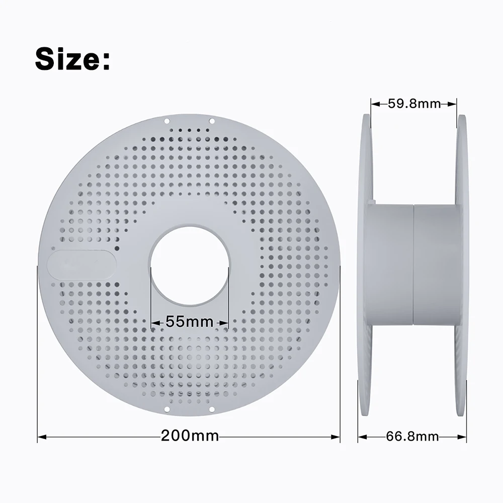 Hochtemperatur-Materialhalter für Bambu Lab 3D-Drucker, wiederverwendbares Filamentregal, kompatibel mit ABS, ASA, PA6-GF, ABS-GF, PAHT-CF – Detail 5