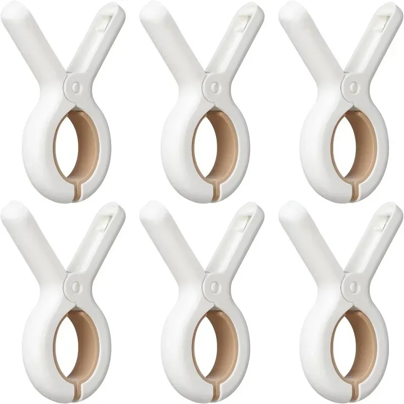 1/3/6/12Pcs Beach Towel Clips Plastic Clothespin Heavy Duty Laundry Clips to Keep Your Towel Clothes Blankets from Blowing Away