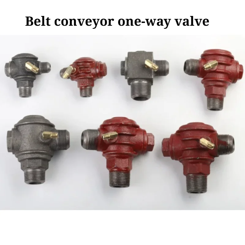 Air Compressor Check Valve 3-Port Cast Iron Male Thread Check Valve Connector Tool Air Compressor Accessories Pneumatic Parts