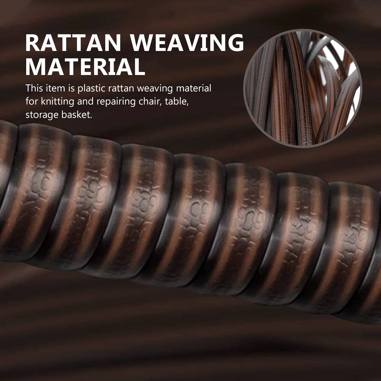 

Weaving Repair Materials Plastic Rattan DIY Chair Furniture Natural Wrap Strong Flexible Basket Making Supplies
