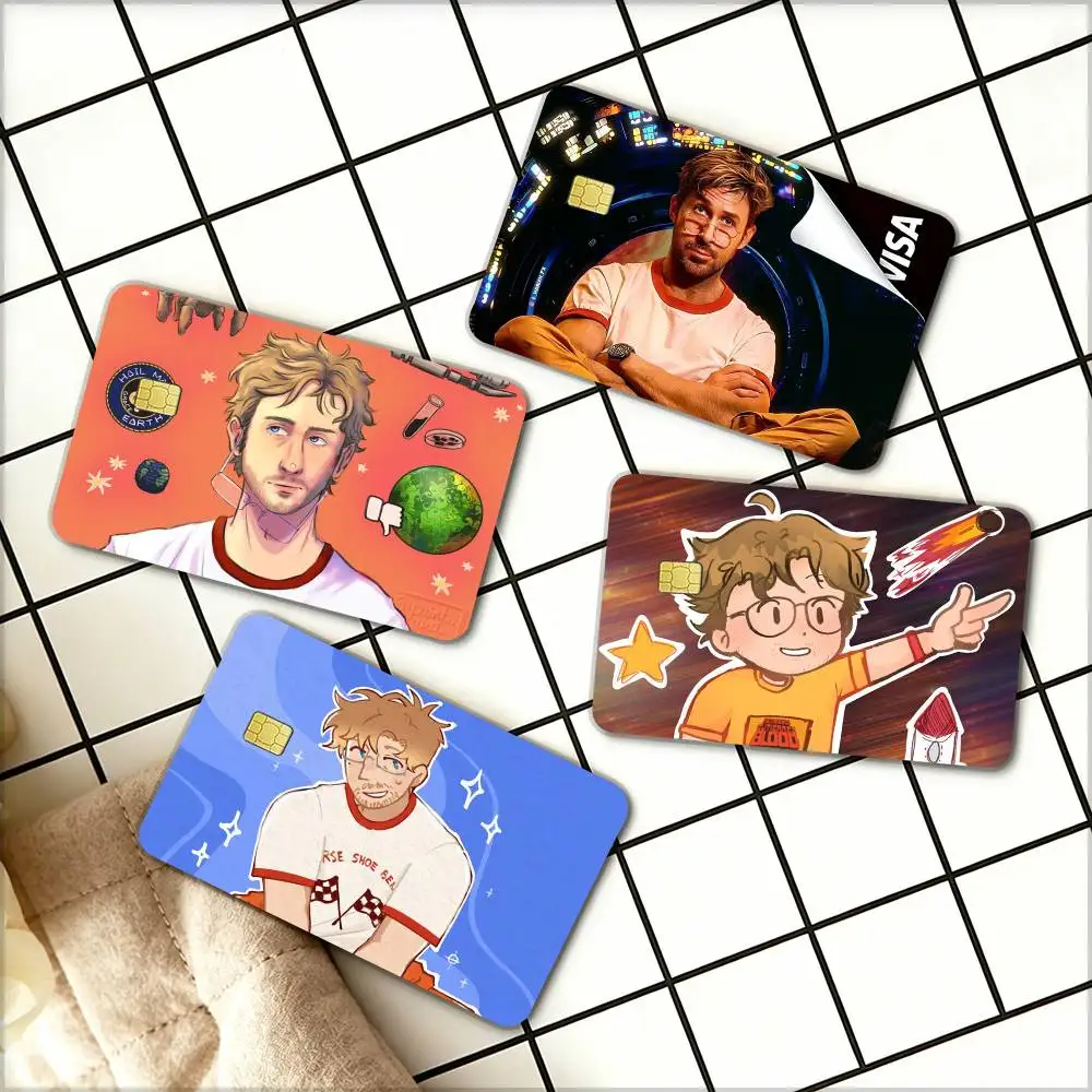 P-Project Hail Mary Ryan Gosling  Waterproof Film Skin Cover Credit Card Stickers Debit Front Bank Bus Pass